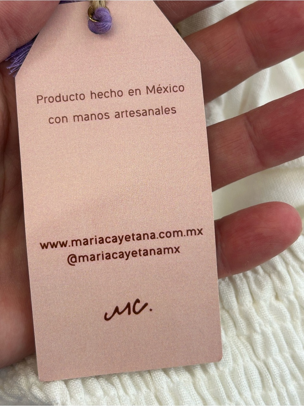 NWT Maria Cayetana Luxury Hand made in Mexico White Linen Maxi Dress - Picture 9 of 16